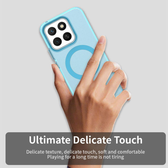 Θήκη Honor X8c Techsuit CandyCase Σκληρή Ημιδιάφανη με MagSafe - Blue (5949419310889)