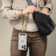 Λουράκι Χειρός MagEasy Chic Chain Wrist Strap & Strap Card 9mm Αποσπώμενο για Θήκες Κινητών / Smartphones - Black / Matte Gold (MPHIPH324BO24)