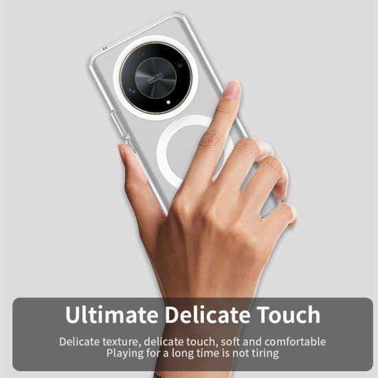 Θήκη Honor Magic6 Lite Techsuit CandyCase Σκληρή Ημιδιάφανη με MagSafe - White (5949419311107)