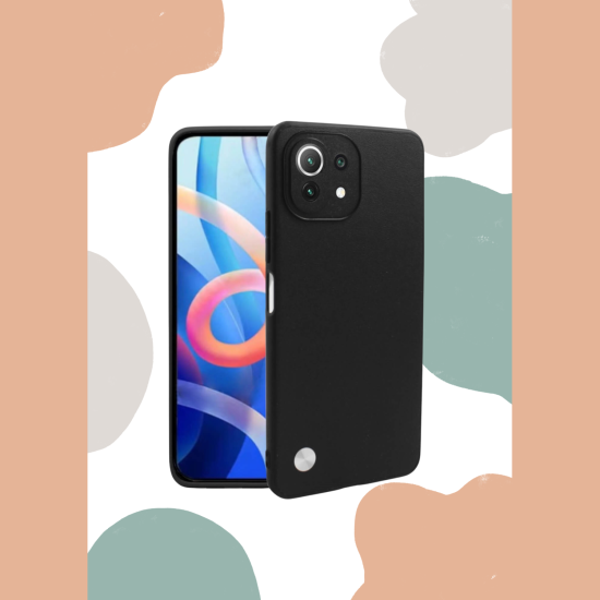 Θήκη Xiaomi Mi 11 Lite Bodycell Vegan Cover Σκληρή - Black (5206015077456)