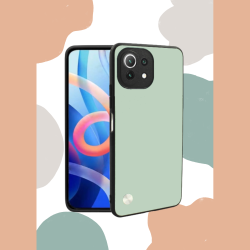 Θήκη Xiaomi Mi 11 Lite Bodycell Vegan Cover Σκληρή - Light Green (5206015077470)