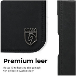 Θήκη Samsung Galaxy S25 Edge Rosso Elite Δερμάτινο Πορτοφόλι με MagSafe - Black (8719246476389)