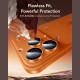 Tempered Glass iPhone 17 Pro / 17 Pro Max / 16 Pro / 16 Pro Max / 15 Pro / 15 Pro Max / 14 Pro / 14 Pro Max ESR Armorite Camera Lens Protectors Αντιχαρακτικό Γυαλί Προστασίας για Φακό Κάμερας - Orange (4894240296790)
