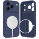 Θήκη iPhone 17 Pro Max Tech-Protect Silicone MagSafe Σιλικόνης με MagSafe - Deep Blue (5906302333875)