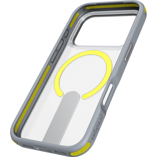 Θήκη iPhone 17 Pro Max Prodigee Formula K1 Ημιδιάφανη Ανθεκτική με MagSafe & KickStand - Neon (IPH17P-6.9-FRMK-NON)