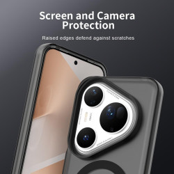 Θήκη Huawei Pura 80 Ultra Techsuit CandyCase Σκληρή Ημιδιάφανη με MagSafe - Black (5949419334939)