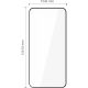 Tempered Glass Xiaomi Redmi Note 15 Pro 5G Tech-Protect Glass Fit+ Full Face Αντιχαρακτικό Γυαλί Προστασίας Οθόνης 2 Τεμάχια - Black (5906302352838)