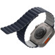 Λουράκι Apple Watch Ultra/SE/11/10/9/8/7/6/5/4 (49/46/45/44mm) Uniq Revix Αναστρέψιμο Μαγνητικό από Premium Σιλικόνη - Storm Blue / Chalk Grey (UNIQ-49MM-REVSBLUCGRY)