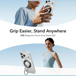 Βάση Στήριξης ESR HaloLock Phone Ring Stand 360° Περιστρεφόμενη Μαγνητική MagSafe με Finger Holder - Black (4894240262962)