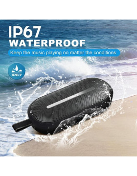 Ηχείο J-BRAUV Flex TWS Φορητό Αδιάβροχο IP67 Ασύρματο Bluetooth - Black (7611521489712)