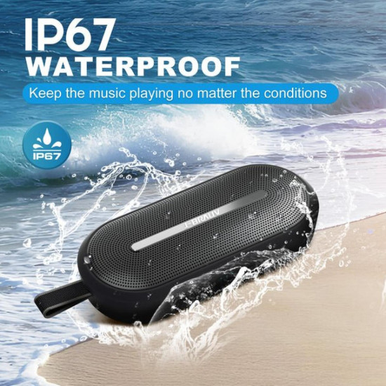 Ηχείο J-BRAUV Flex TWS Φορητό Αδιάβροχο IP67 Ασύρματο Bluetooth - Black (7611521489712)