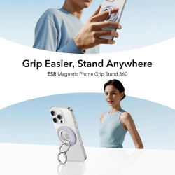 Βάση Στήριξης ESR HaloLock Phone Ring Stand 360° Περιστρεφόμενη Μαγνητική MagSafe με Finger Holder - Lavender (4894240262931)