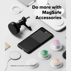 Θήκη Samsung Galaxy Z Flip7 Ringke Onyx Magnetic Σιλικόνης με MagSafe - Black (8800293855767)