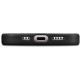 Θήκη iPhone 16 iCarer Leather Back Case With Camera Button Δερμάτινη με MagSafe & Πλαίσιο Κάμερας - Black (WMI16240701-BK)