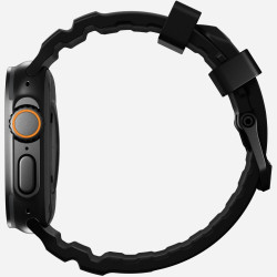 Λουράκι Apple Watch Ultra/SE/11/10/9/8/7/6/5/4 (49/46/45/44mm) Nomad Rocky Point Band Special Edition Αδιάβροχο FKM & Τιτάνιο - Carbon Black / Black Titanium (NM011697858)
