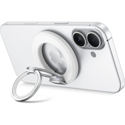 Βάση Στήριξης Tech-Protect MMR500 Μαγνητικό MagSafe Phone Ring με Επιπλέον Αυτοκόλλητο Δακτύλιο MagSafe - White (5906302368679)