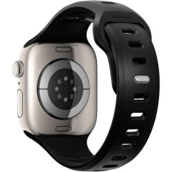 Λουράκι Apple Watch Ultra/SE/11/10/9/8/7/6/5/4 (49/46/45/44mm) Nomad Tempo Band Αδιάβροχο FKM & Αλουμίνιο - Black (NM011444858)