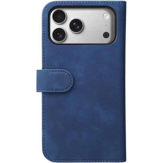 Θήκη iPhone 17 Pro Max Rosso Element 2 in 1 PU Πορτοφόλι - Blue (8719246484476)