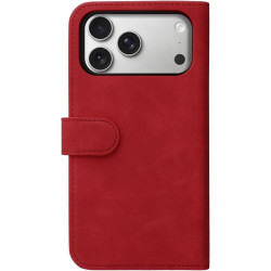 Θήκη iPhone 17 Pro Max Rosso Element 2 in 1 PU Πορτοφόλι - Red (8719246484483)