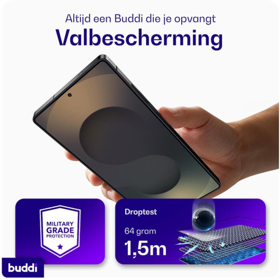 Tempered Glass Samsung Galaxy S25 Ultra Buddi Easy Fit Αντιχαρακτικό Γυαλί Προστασίας Οθόνης 2 Τεμάχια - Clear (8719246545757)
