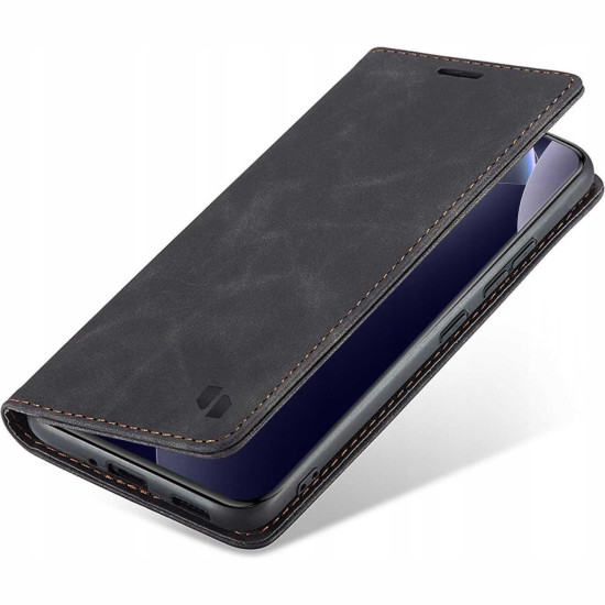 Θήκη Xiaomi Redmi Note 15 Pro Plus / Poco M8 Pro Spacecase Wallet Πορτοφόλι - Black (5905719139070)
