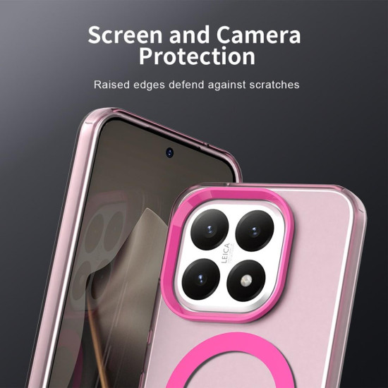 Θήκη Xiaomi 15T Techsuit CandyCase Σκληρή Ημιδιάφανη με MagSafe - Pink (5949419344778)
