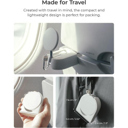 Βάση Στήριξης iOttie Treker Magnetic Travel Mount Ρυθμιζόμενη Μαγνητική MagSafe για Κινητά με Κλιπ - White (TRKNCG112)