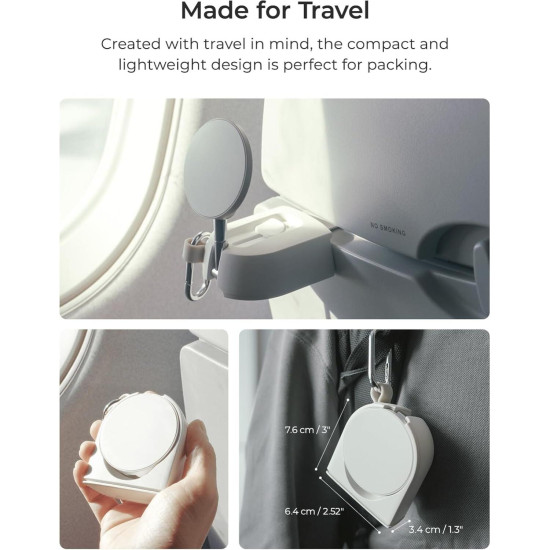 Βάση Στήριξης iOttie Treker Magnetic Travel Mount Ρυθμιζόμενη Μαγνητική MagSafe για Κινητά με Κλιπ - White (TRKNCG112)