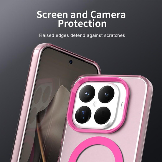Θήκη Xiaomi 15T Pro Techsuit CandyCase Σκληρή Ημιδιάφανη με MagSafe - Pink (5949419344723)