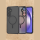 Θήκη Samsung Galaxy A55 Techsuit PureFrost Σκληρή Ημιδιάφανη με MagSafe - Frosted Black (5949419321151)