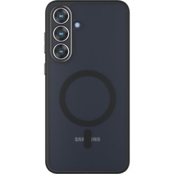 Θήκη Samsung Galaxy S25 FE Techsuit PureFrost Σκληρή Ημιδιάφανη με MagSafe - Frosted Black (5949419335912)