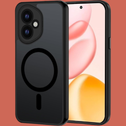 Θήκη Honor 400 Techsuit PureFrost Σκληρή Ημιδιάφανη με MagSafe - Frosted Black (5949419320758)