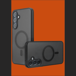 Θήκη Samsung Galaxy A14 Techsuit PureFrost Σκληρή Ημιδιάφανη με MagSafe - Frosted Black (5949419321182)