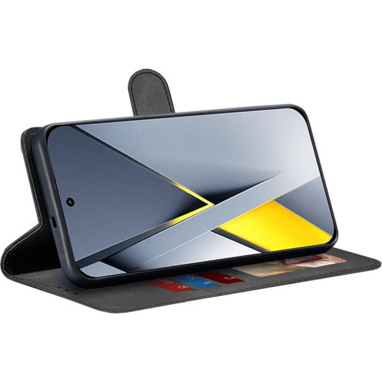 Θήκη Xiaomi Poco F8 Pro Techsuit Diary Book Πορτοφόλι - Black (5949419350441)