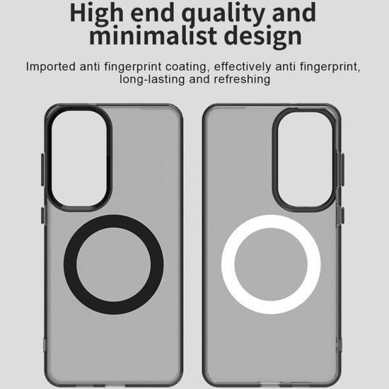 Θήκη Samsung Galaxy S26 Plus Techsuit CandyCase Σκληρή Ημιδιάφανη με MagSafe - Black (5949419341661)