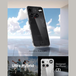 Θήκη Nothing Phone 3 Spigen Ultra Hybrid Ανθεκτική Διάφανη Σκληρή - Crystal Clear (ACS08567)