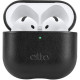 Θήκη AirPods 4th Gen Alto Premium Leather Case Ανθεκτική Σκληρή Δερμάτινη - Raven Black (AP424-RAV)