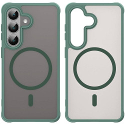 Θήκη Samsung Galaxy S26 Techsuit HaloFrost II MagSafe Σκληρή Ημιδιάφανη με MagSafe - Green (5949419342019)