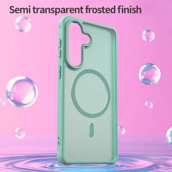 Θήκη Samsung Galaxy S26 Plus Techsuit HaloFrost II MagSafe Σκληρή Ημιδιάφανη με MagSafe - Mint Green (5949419341777)