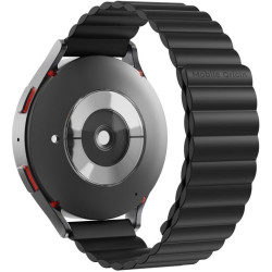 Λουράκι Smartwatch 22mm Mobile Origin Easy Strap Magnetic Universal Μαγνητικό Σιλικόνης - Black (MO-ESM22-BLK)