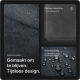 Universal Θήκη Rosso Avanti Wallet MagSafe Πορτοφόλι για Κάρτες από Premium Alcantara - Gray (8719246550003)