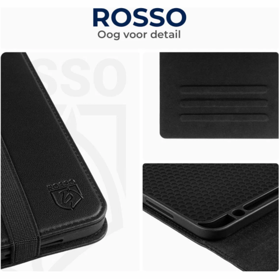 Θήκη iPad 10.2" 2021 / 2020 / 2019 / Air 3rd Gen 2019 / Pro 10.5" 2017 Rosso Element PU με Υποδοχή για Apple Pencil - Black (8719246366475)