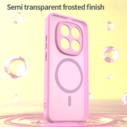 Θήκη Xiaomi Redmi Note 15 Pro 5G Techsuit HaloFrost II MagSafe Σκληρή Ημιδιάφανη με MagSafe - Pink (5949419358195)