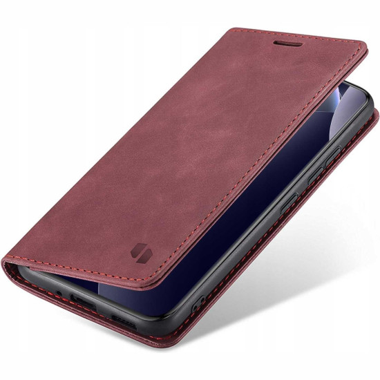 Θήκη Xiaomi Redmi Note 15 Pro Plus / Poco M8 Pro Spacecase Wallet Πορτοφόλι - Red (5905719139094)