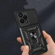 Θήκη Honor 200 Lite Techsuit CamShield Ανθεκτική με Κάλυμμα για την Κάμερα & Μεταλλικό Ring Holder - Black (5949419165847)
