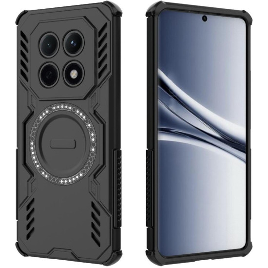 Θήκη Xiaomi Redmi Note 15 4G Techsuit ArmorMag Ανθεκτική Σκληρή με MagSafe - Black (5949419357365)