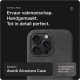 Θήκη iPhone 16 Pro Max Rosso Avanti Back Cover από Premium Alcantara με MagSafe - Gray (8719246549724)