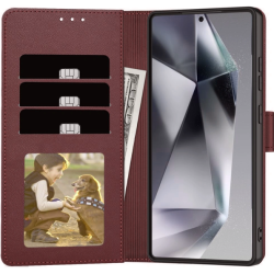 Θήκη Samsung Galaxy S26 Ultra Tech-Protect Wallet Πορτοφόλι - Mulberry (5906302390373)