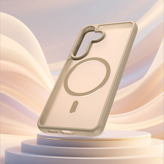 Θήκη Samsung Galaxy S26 Techsuit HaloFrost II MagSafe Σκληρή Ημιδιάφανη με MagSafe - Gold (5949419341999)