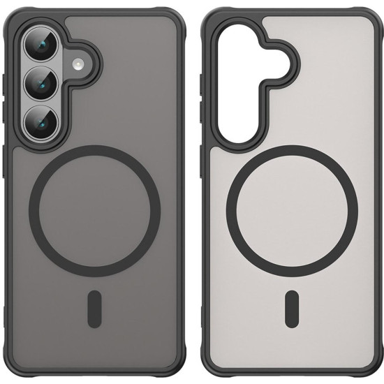 Θήκη Samsung Galaxy S26 Techsuit HaloFrost II MagSafe Σκληρή Ημιδιάφανη με MagSafe - Black (5949419342033)